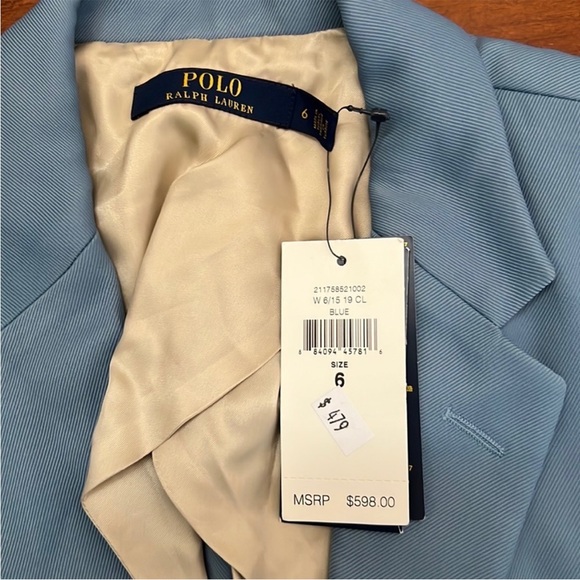 NWT Polo Ralph Lauren PantSuit in Periwinkle Blue - Picture 2 of 14